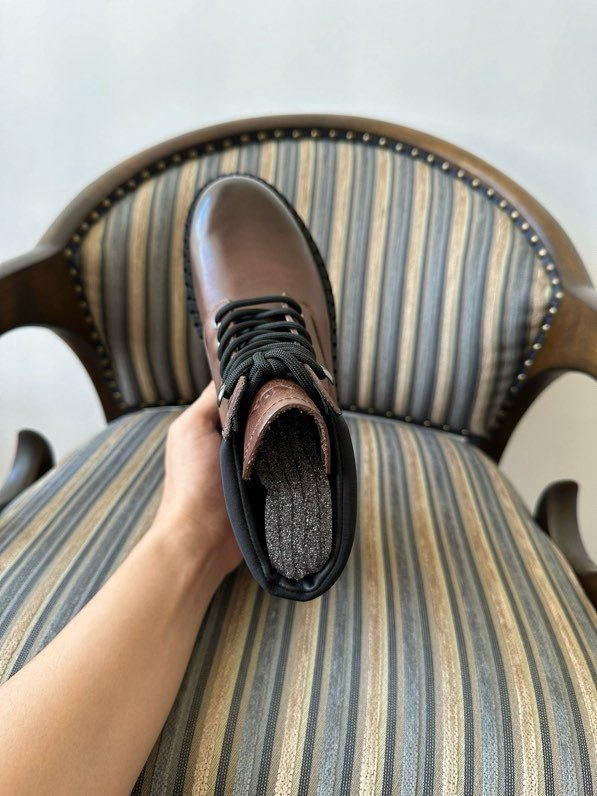 Ботинки кожаные женские фото 8