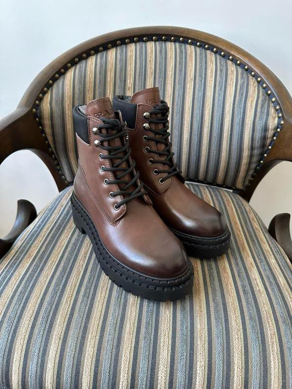 Ботинки кожаные женские фото 9