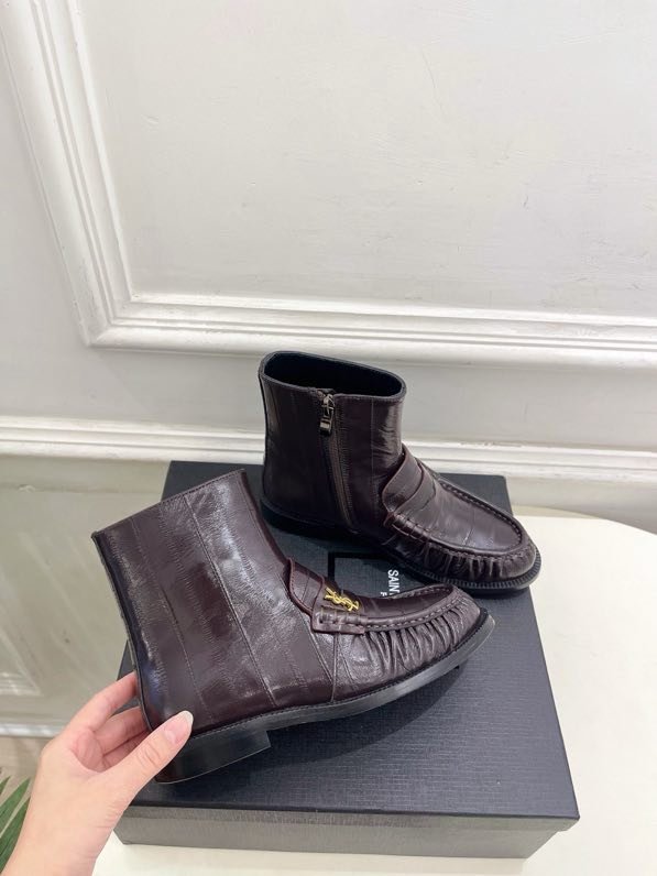 Ботинки кожаные женские фото 9