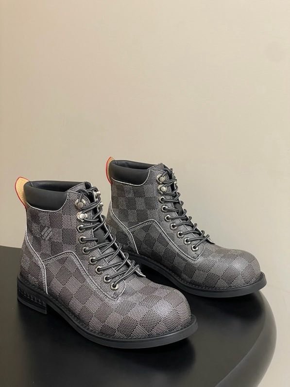 Ботинки LV BUBBLE кожаные женские фото 3