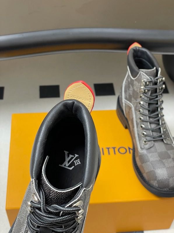 Ботинки LV BUBBLE кожаные женские фото 9