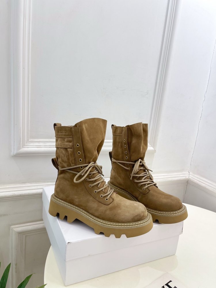 Черевики Martin на товстої підошві зі шнурівкою фото 2