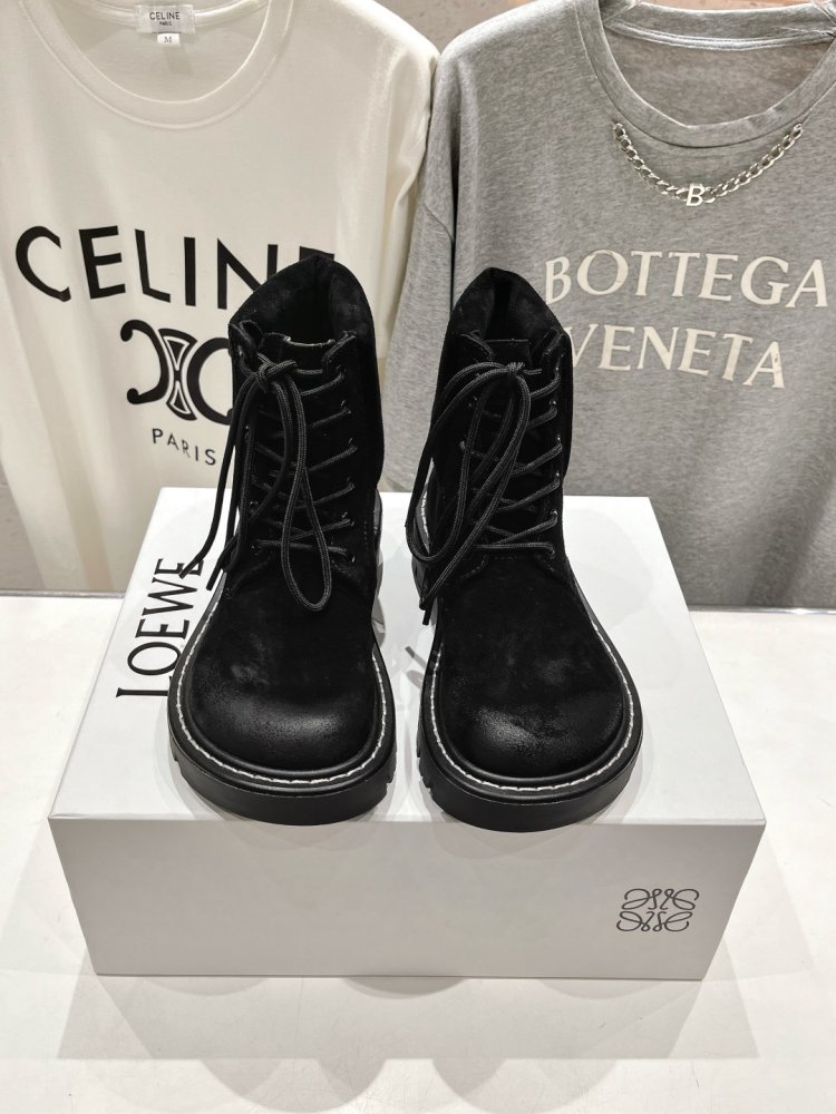 Boots Martin winter women's on fur