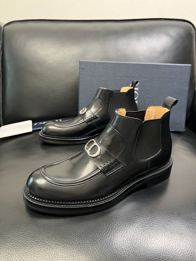 Ботинки мужские челси кожаные лаковые с резинкой фото 2