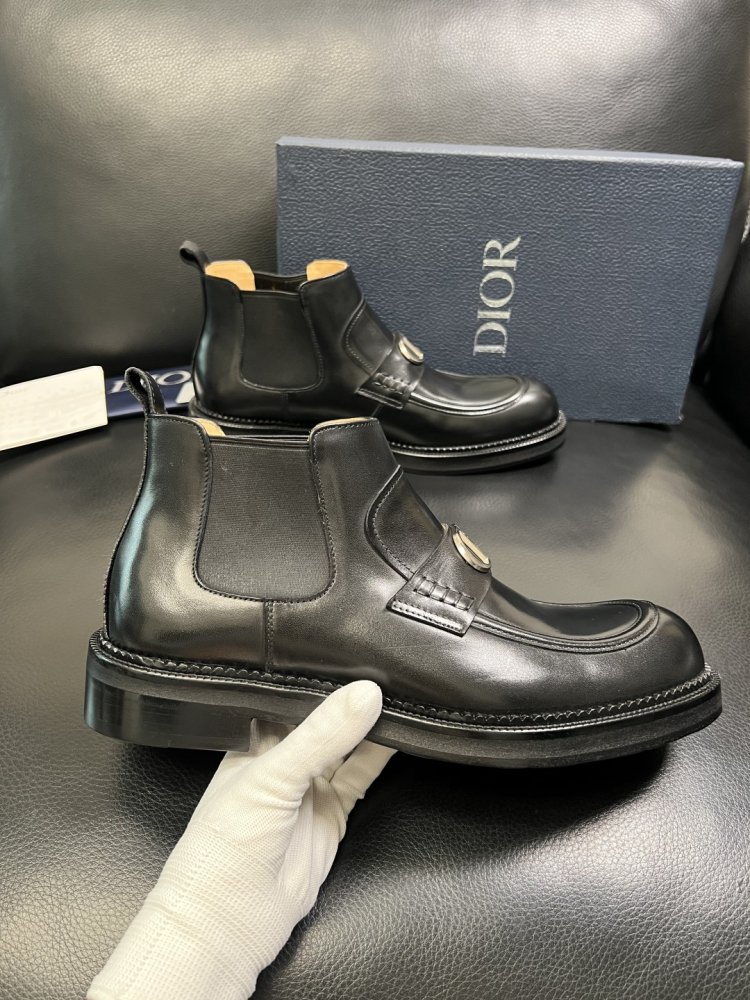 Ботинки мужские челси кожаные лаковые с резинкой фото 4