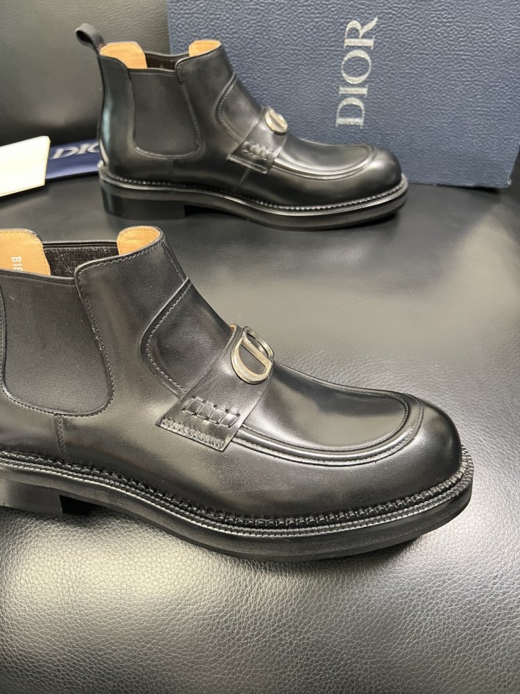 Ботинки мужские челси кожаные лаковые с резинкой фото 6