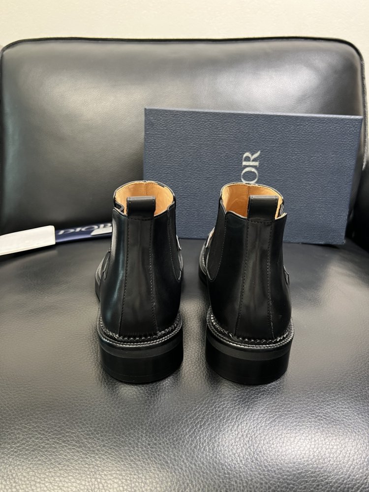 Ботинки мужские челси кожаные лаковые с резинкой фото 8