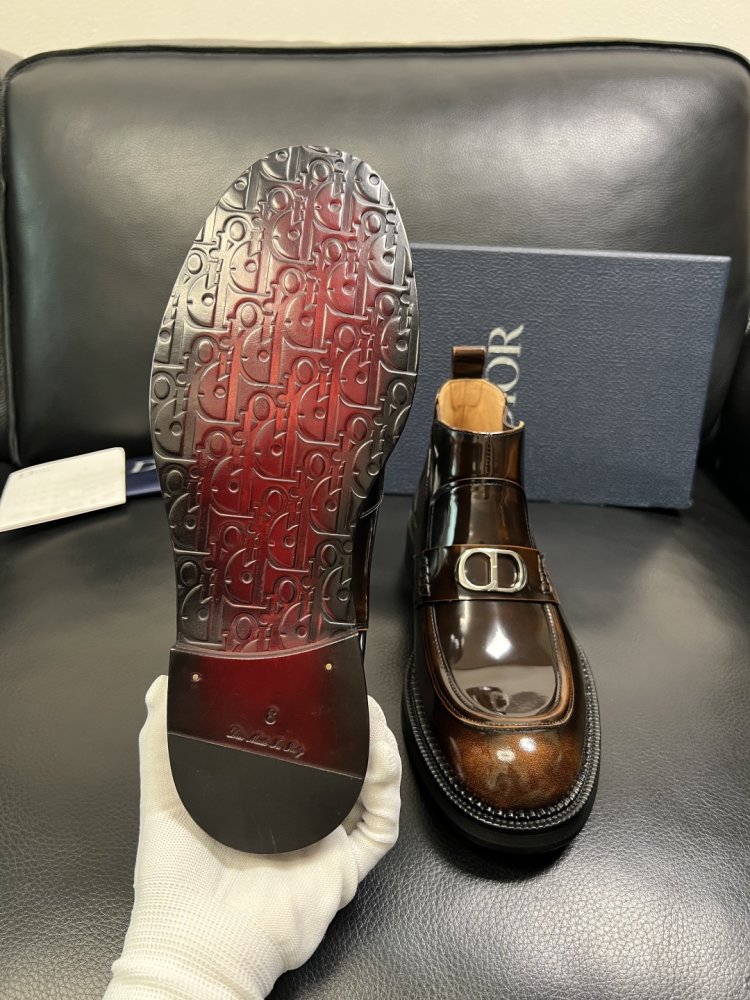 Ботинки мужские челси кожаные лаковые с резинкой фото 9