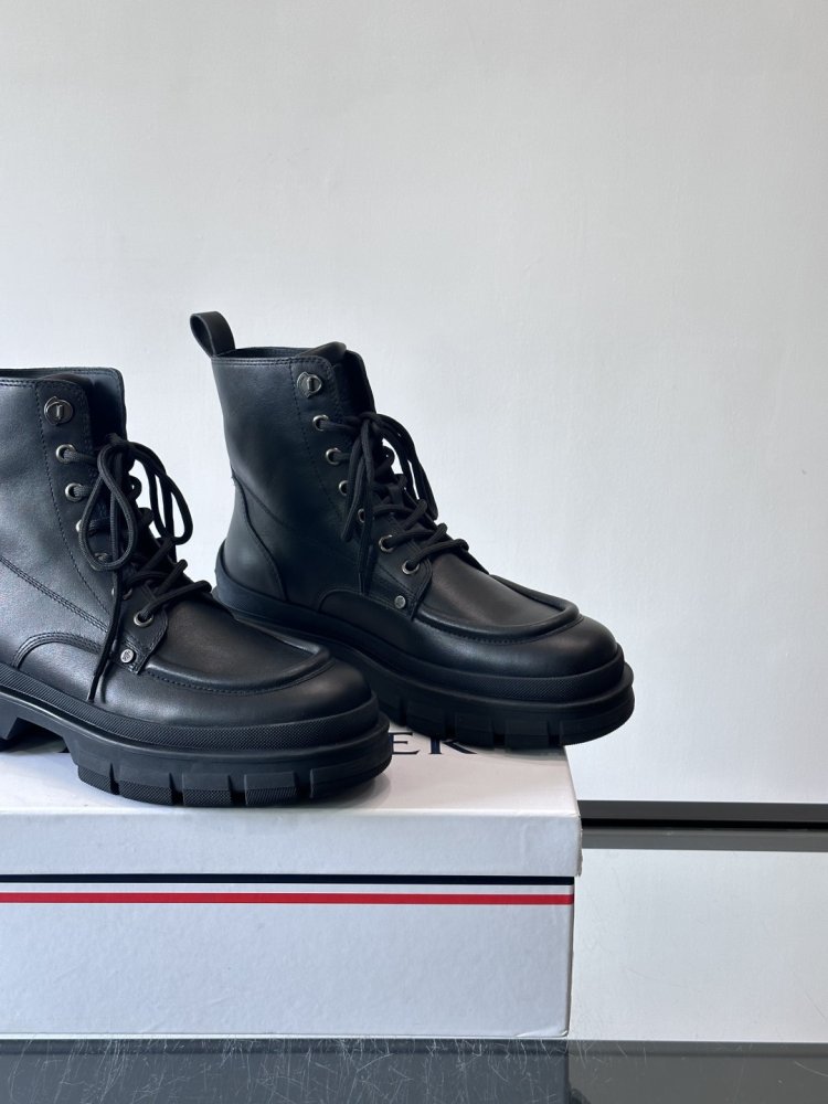 Черевики чоловічі челсі шкіряні на шнурівці фото 8