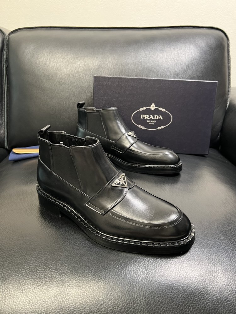 Черевики чоловічі челсі шкіряні з гумкою