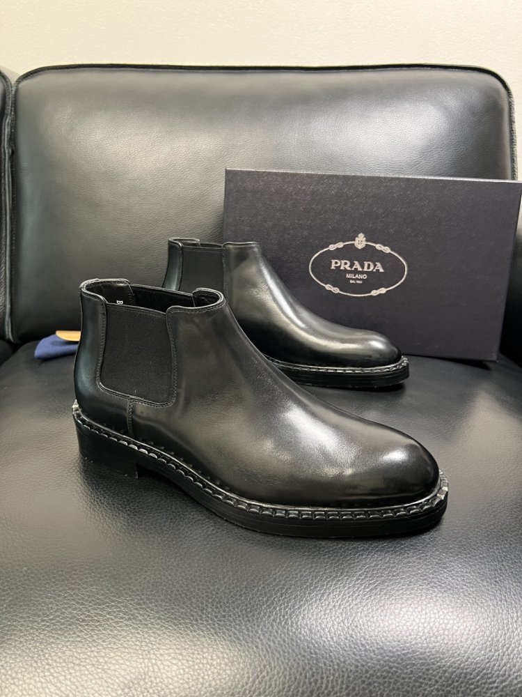 Черевики чоловічі челсі шкіряні з гумкою