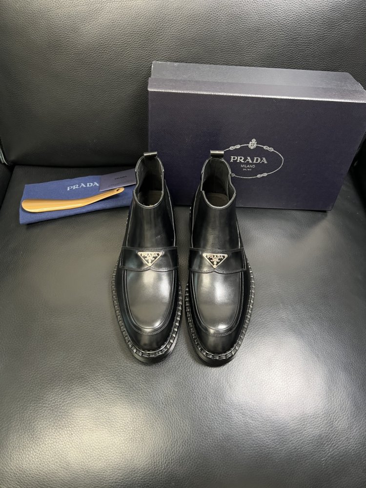 Черевики чоловічі челсі шкіряні з гумкою фото 3