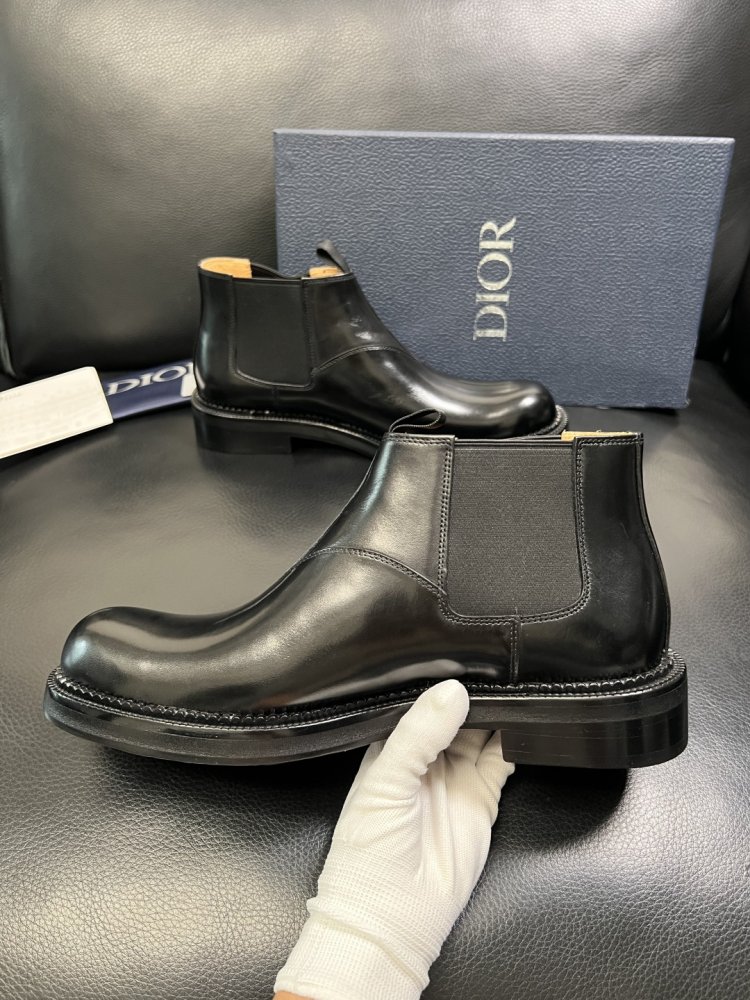 Ботинки мужские челси кожаные с резинкой фото 5