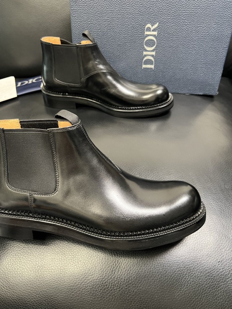 Ботинки мужские челси кожаные с резинкой фото 6