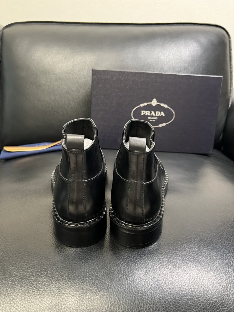 Черевики чоловічі челсі шкіряні з гумкою фото 8