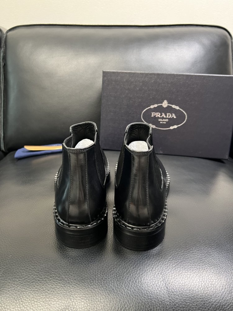 Черевики чоловічі челсі шкіряні з гумкою фото 8