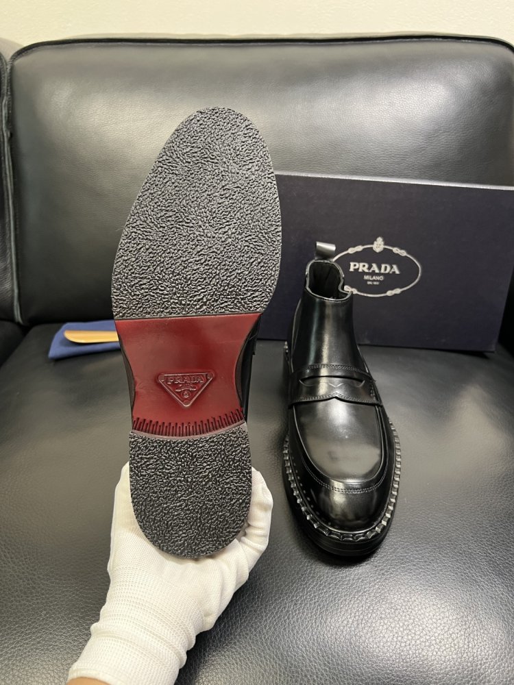 Черевики чоловічі челсі шкіряні з гумкою фото 9