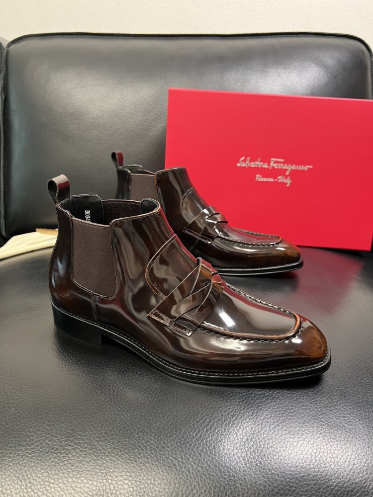 Черевики чоловічі челсі шкіряні