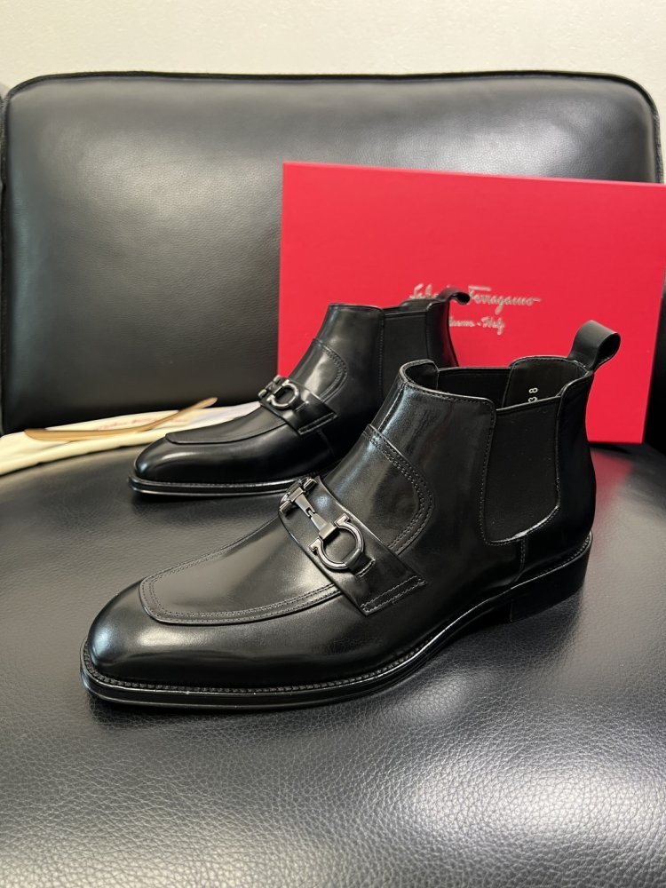 Черевики чоловічі челсі шкіряні фото 2