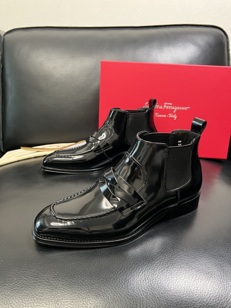 Ботинки мужские челси кожаные фото 2