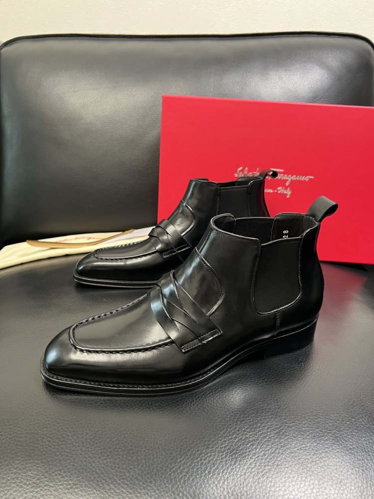 Ботинки мужские челси кожаные фото 2