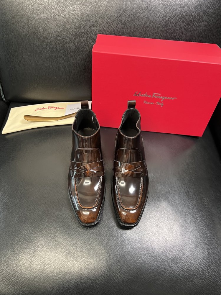 Черевики чоловічі челсі шкіряні фото 3