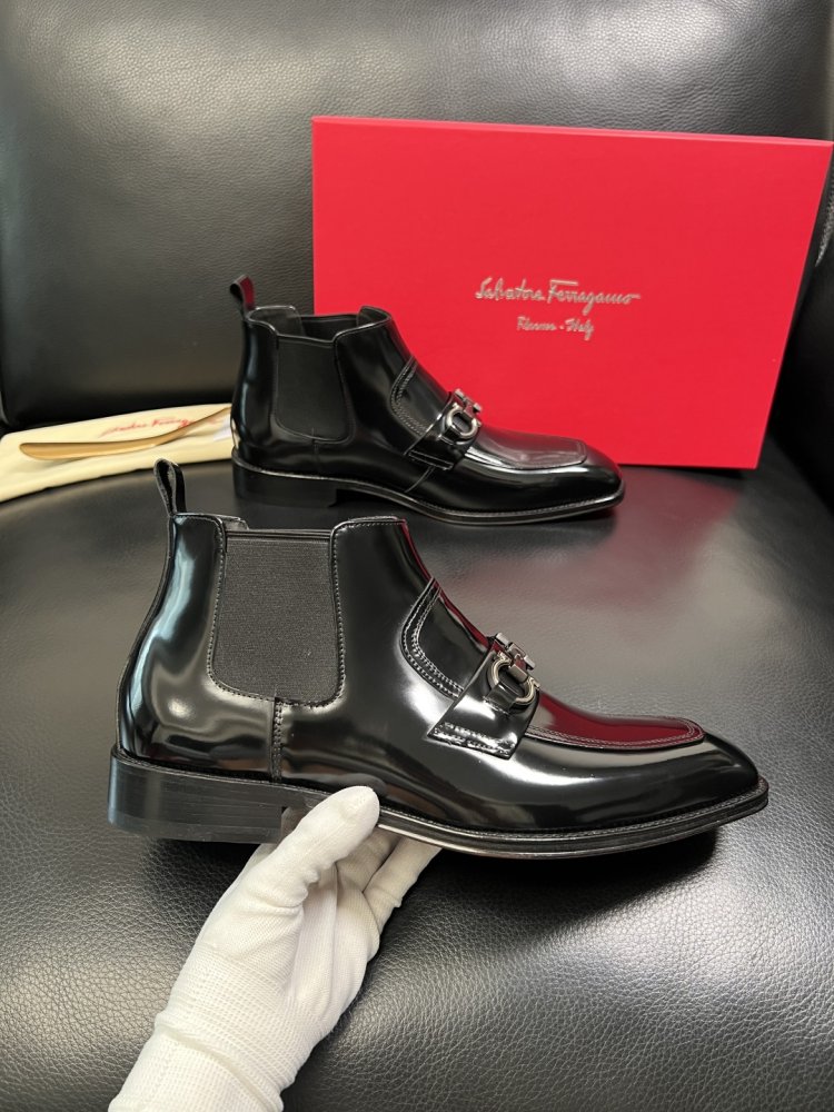 Ботинки мужские челси кожаные фото 4