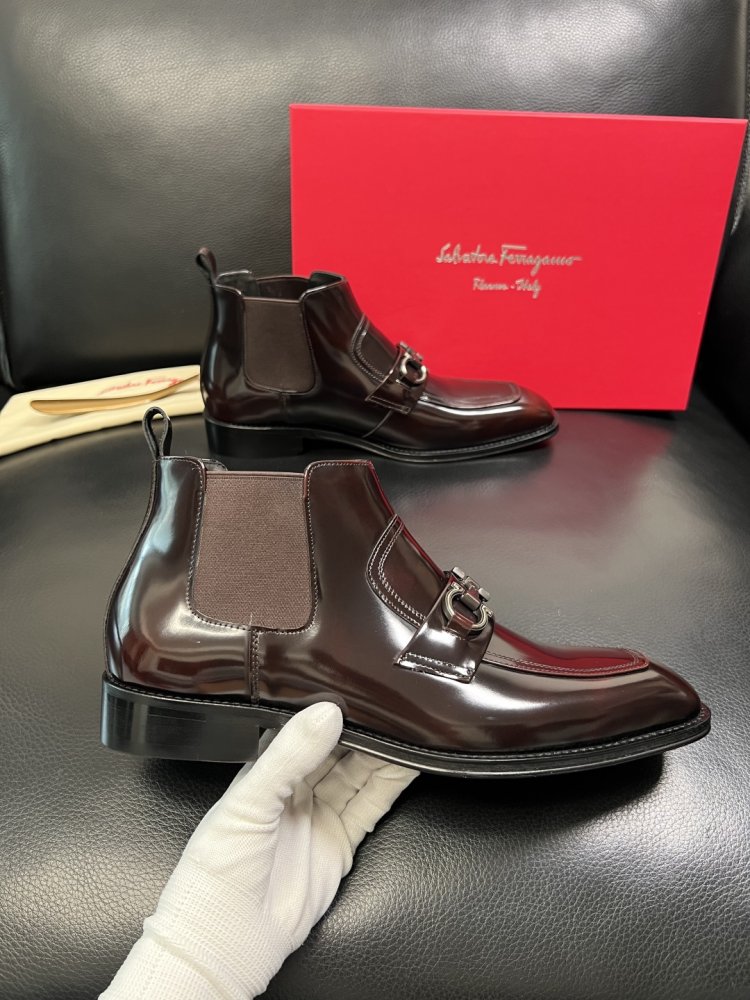 Ботинки мужские челси кожаные фото 4