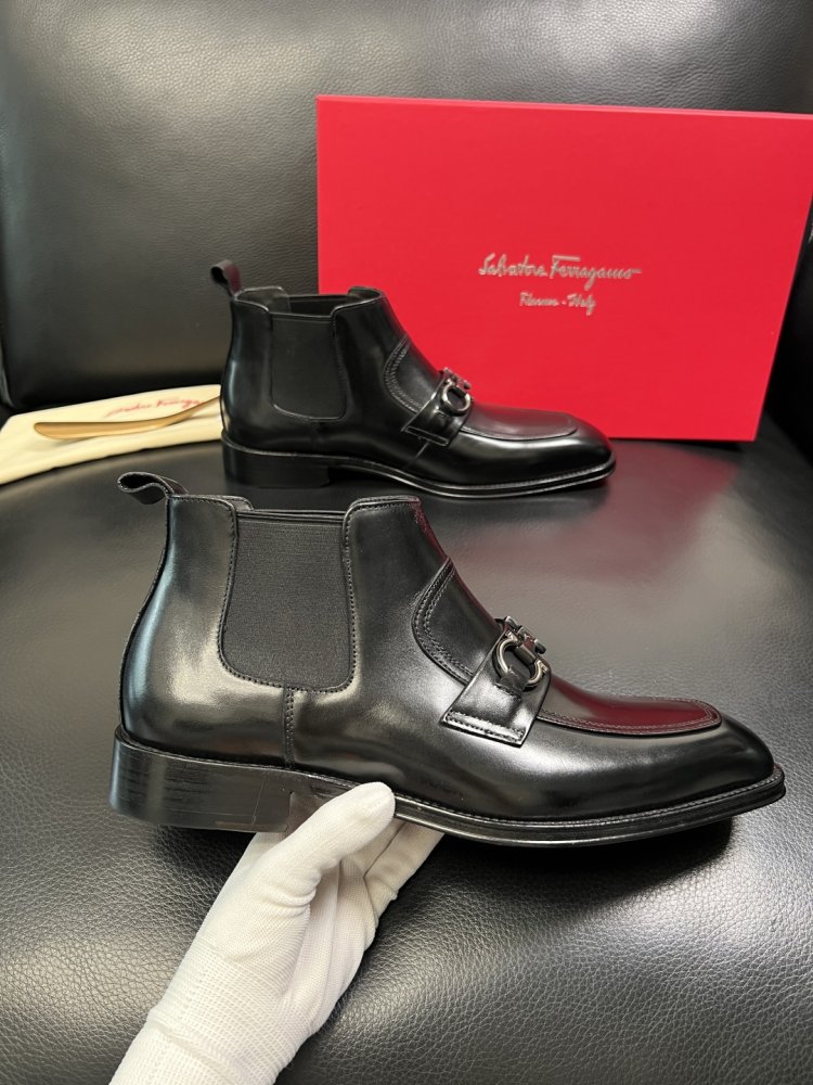 Черевики чоловічі челсі шкіряні фото 4