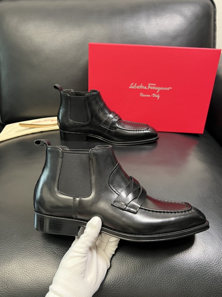 Ботинки мужские челси кожаные фото 4