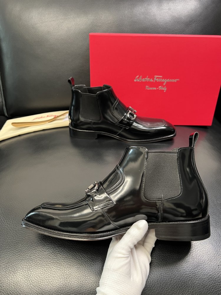 Ботинки мужские челси кожаные фото 5