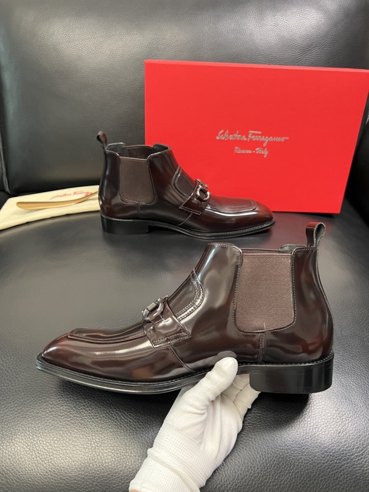 Ботинки мужские челси кожаные фото 5