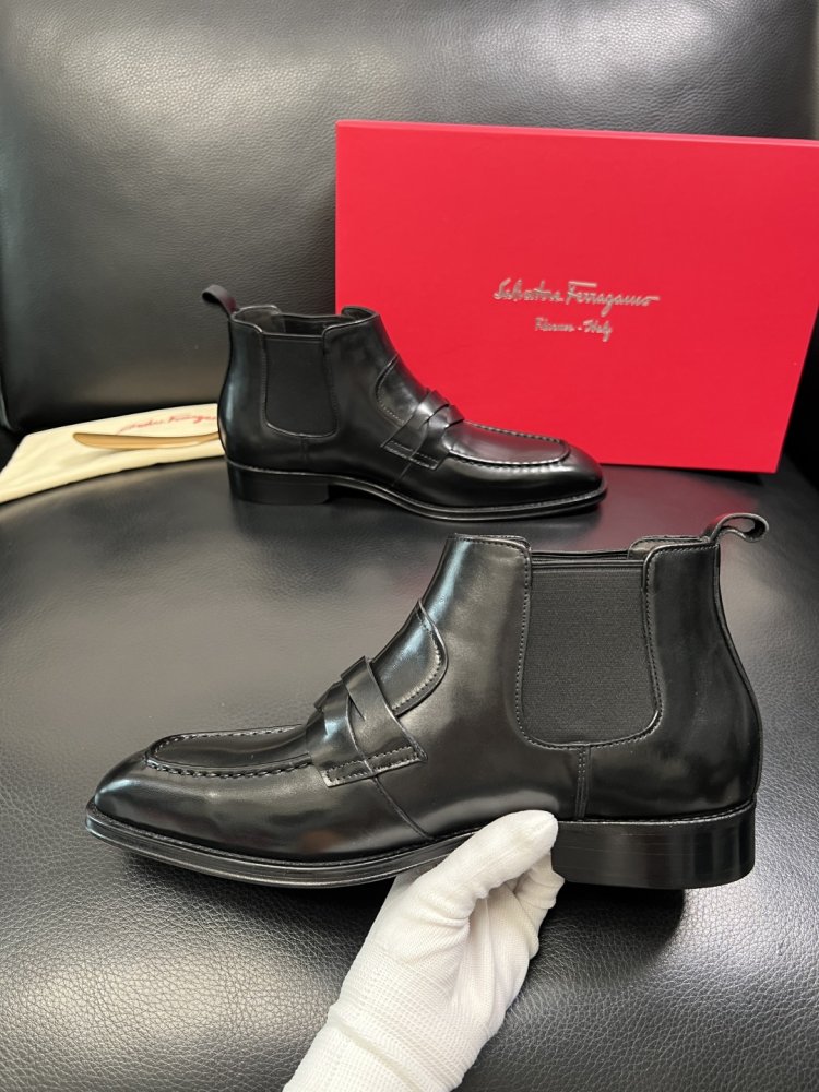 Ботинки мужские челси кожаные фото 5