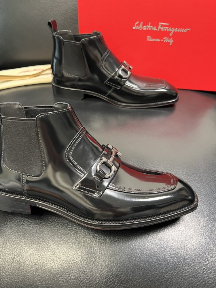 Ботинки мужские челси кожаные фото 6