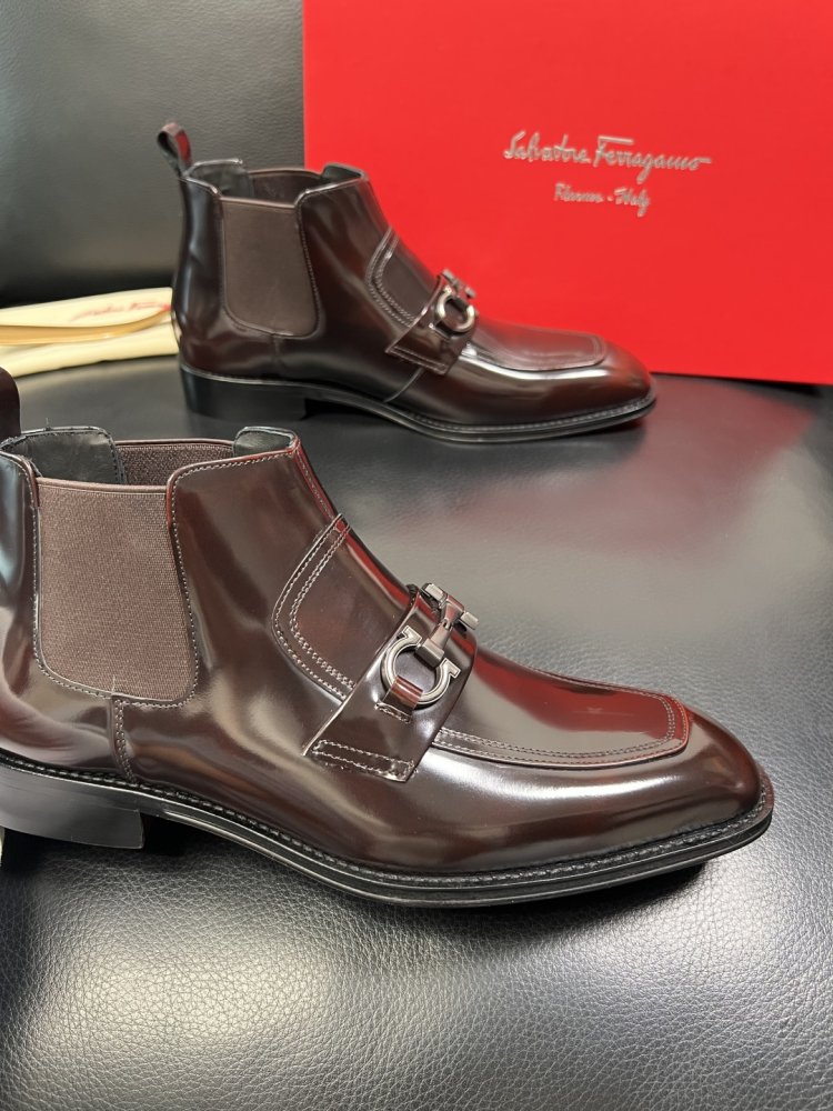 Ботинки мужские челси кожаные фото 6