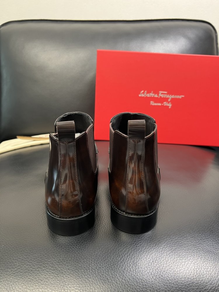 Черевики чоловічі челсі шкіряні фото 8