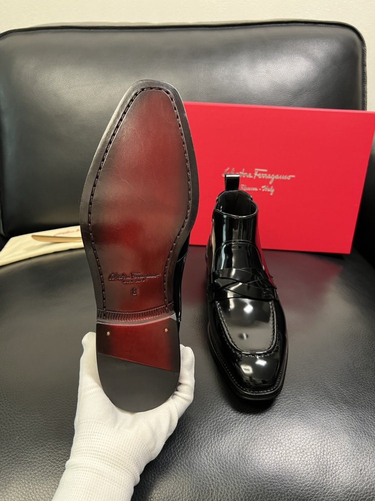 Ботинки мужские челси кожаные фото 9