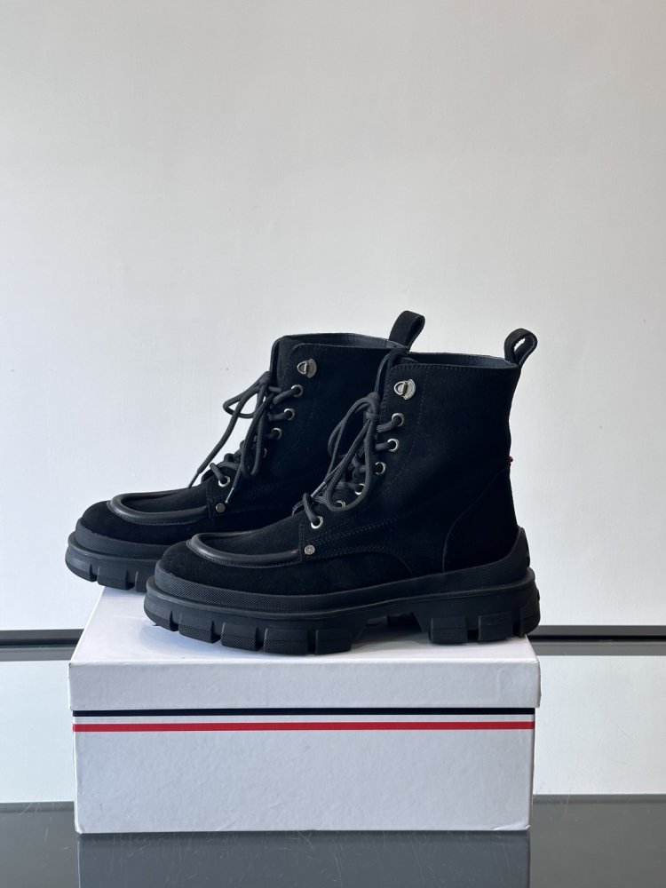 Ботинки мужские челси замшевые на шнуровке фото 3