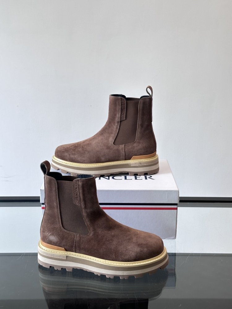 Черевики чоловічі челсі замшеві з гумкою фото 4