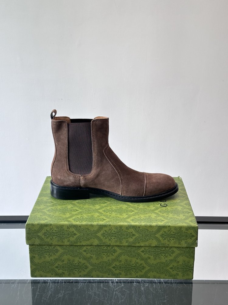 Ботинки мужские челси замшевые с резинкой фото 6