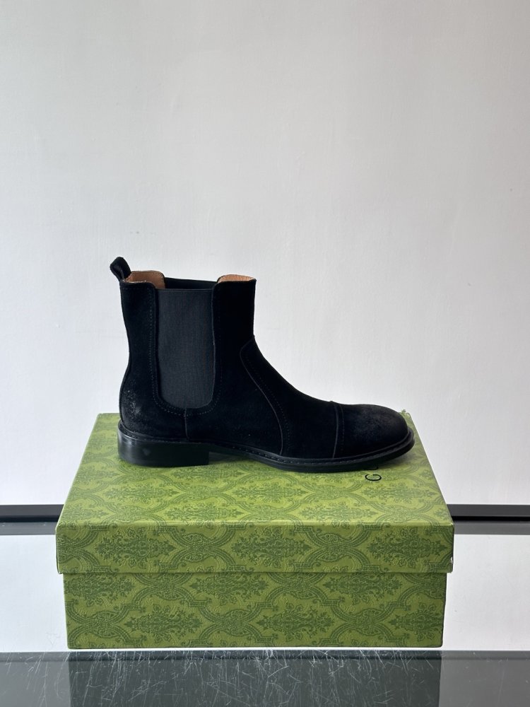 Boots men's chelsea suede from gum фото 6