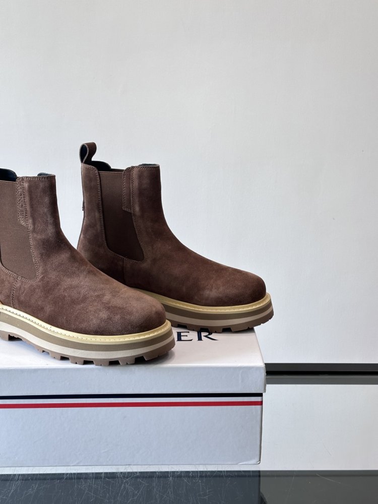 Черевики чоловічі челсі замшеві з гумкою фото 8