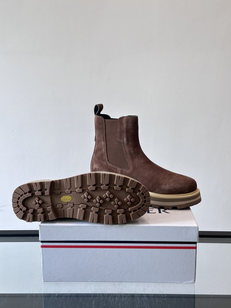 Черевики чоловічі челсі замшеві з гумкою фото 9