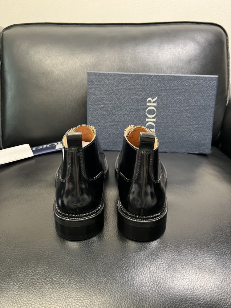 Boots men's leather lac on lace фото 8