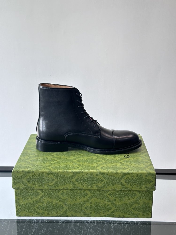 Черевики чоловічі шкіряні на шнурівці фото 6