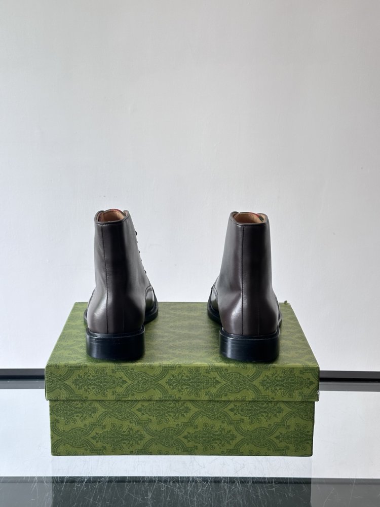 Черевики чоловічі шкіряні на шнурівці фото 7