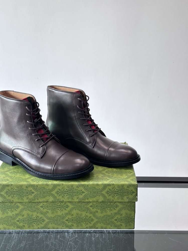 Черевики чоловічі шкіряні на шнурівці фото 8