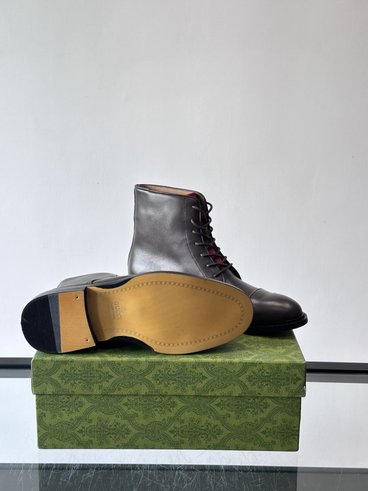 Черевики чоловічі шкіряні на шнурівці фото 9