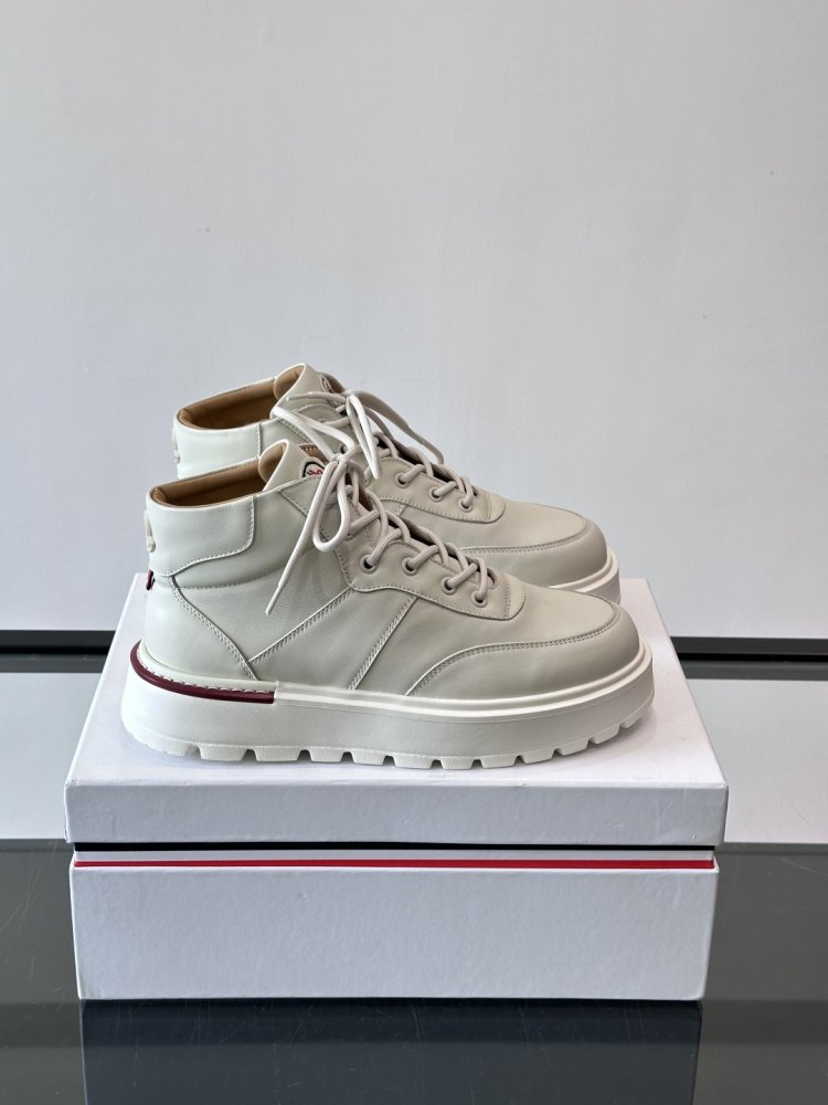 Ботинки мужские зимние кожаные на шнуровке