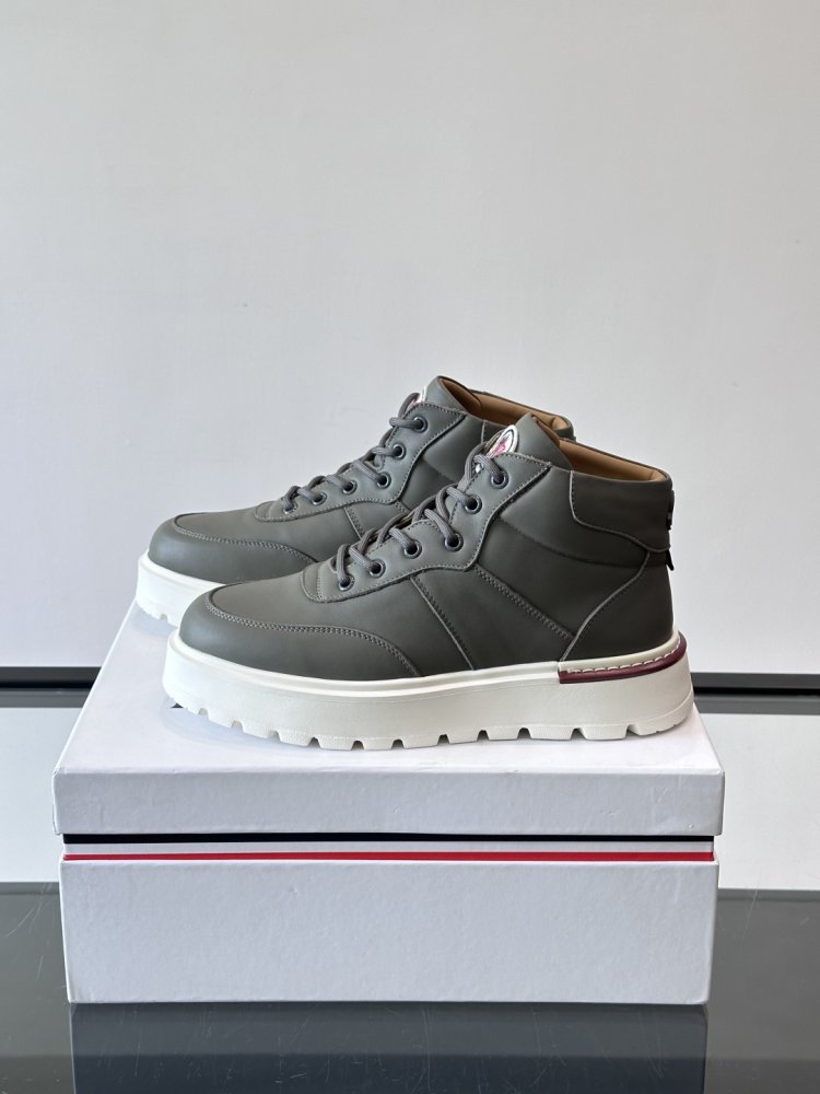 Ботинки мужские зимние кожаные на шнуровке фото 3